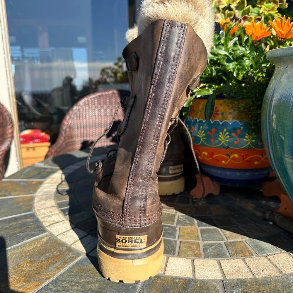 Rare! Sorel Verdun II dark chocolate, tall, M7/W10